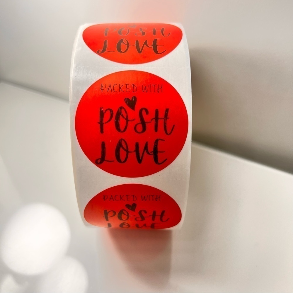 Thank You Stickers for poshmark 2in round  | Shipping Supplies |  NWT​​  100 pac - Picture 12 of 13
